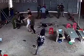 Chủ tịch xã thông tin về clip hàng chục công an đánh dân