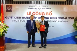 Đại học Ngoại ngữ thành lập trường THCS ngoại ngữ