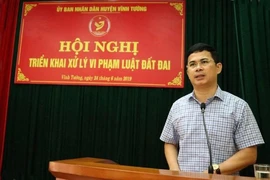 Vĩnh Tường xử lý vi phạm đất đai sau vụ thanh tra vòi tiền