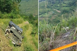 Xe chở khách từ Đà Nẵng lao xuống vực ở Hà Giang, 3 người chết