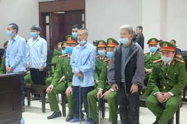 Các bị cáo tài tòa sáng 8-3. Ảnh: PB