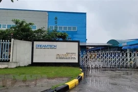 Công ty TNHH Dreamtech Việt Nam - nơi xảy ra vụ cháy. Ảnh: TTXVN