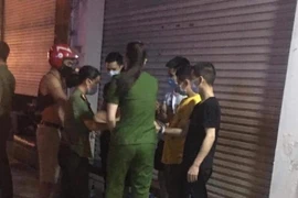  Nhóm người Trung Quốc nhập cảnh "chui" vào Việt Nam bị công an phát hiện. Ảnh: FB