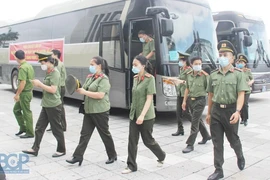 166 ‘chiến sỹ áo trắng’ Bộ Công an lên chi viện cho Bắc Giang