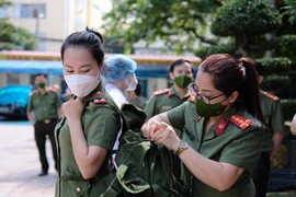 2 bệnh viện hạng I của Bộ Công an chi viện các tỉnh phía Nam chống dịch