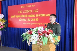Giám đốc Công an tỉnh Quảng Ninh làm Cục trưởng Cục Cảnh sát kinh tế