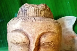 Phát hiện đầu tượng cổ nghi của danh tướng thời nhà Lý