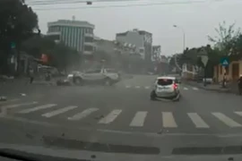 Clip tai nạn kinh hoàng ở Hải Dương