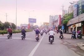 Xe máy đi sai làn đường và mức xử phạt