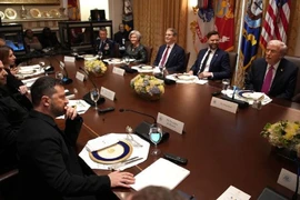 Tổng thống Mỹ Donald Trump tiếp Tổng thống Ukraine Volodymyr Zelensky tại Nhà Trắng hôm 17-10. Ảnh: RBC-UKRAINE