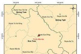 Sáng sớm nay, huyện Kon Plông xảy ra 9 trận động đất