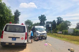Người phụ nữ chạy xe bất cẩn làm 1 cháu nhỏ tử vong, 3 người bị thương
