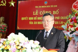 TAND Tối cao bổ nhiệm phó chánh án TAND tỉnh Gia Lai 