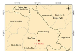 Kon Tum vừa xảy ra trận động đất