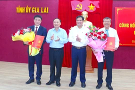 Ban Bí thư điều động, chỉ định tân Chủ nhiệm Ủy ban Kiểm tra Tỉnh ủy Gia Lai và Quảng Ngãi