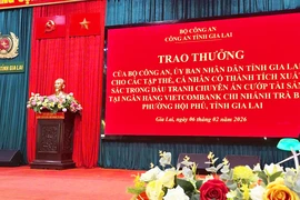 Bộ Công an có thư khen chiến công xuất sắc bắt nghi phạm cướp ngân hàng tại Gia Lai