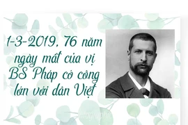 76 năm ngày mất của vị BS Pháp có công lớn với dân Việt