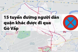 Sơ đồ các tuyến đường ở Gò Vấp, quận 12 người dân được đi qua
