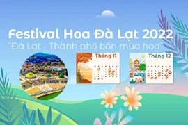 Festival Hoa Đà Lạt 2022 tháng 11,12 này có gì?