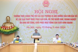 Thủ tướng Phạm Minh Chính chủ trì hội nghị với các địa phương bị ảnh hưởng lũ, bão số 3