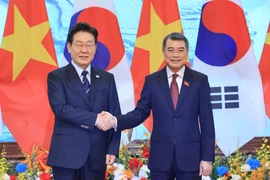 Thủ tướng Lê Minh Hưng hội kiến Tổng thống Hàn Quốc Lee Jae Myung