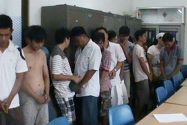 Triệt phá trường gà liên quận