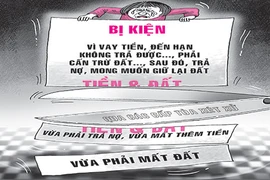 Vay 310 triệu, phải trả 868 m2 đất và 500 triệu!