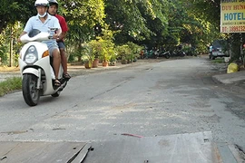 Nắp hố ga nguy hiểm