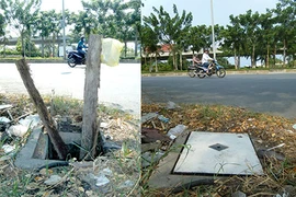 Hố ga đã có nắp đậy
