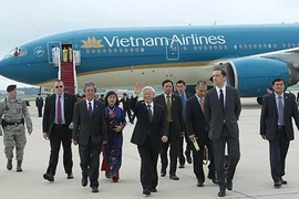 Tổng Bí thư Nguyễn Phú Trọng bắt đầu thăm chính thức Mỹ
