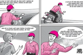Ôm cua sang phải cũng bật xi-nhan?