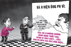 Đi kiện vì bị phun nước bọt vào mặt
