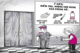 Tạt phân vào đương sự tại tòa