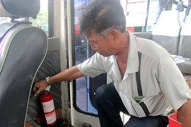 TP.HCM chưa phạt xe không bình chữa cháy