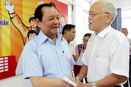 Nguyên Bí thư Thành ủy Lê Thanh Hải chia tay cử tri 