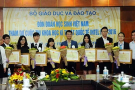 Việt Nam đạt bốn giải ba tại Hội thi khoa học kỹ thuật quốc tế 2016
