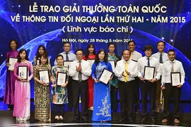 Trao giải thưởng thông tin đối ngoại cho 70 tác phẩm báo chí