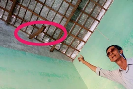 Trên 400 học sinh vừa học vừa run