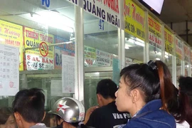 Vé xe tết bắt đầu… nhảy múa