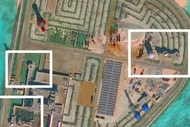 Trung Quốc bố trí công sự phòng không 