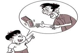 Bé vui vẻ ‘tố’ cha ăn trộm 