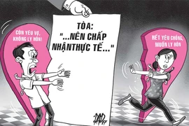 Vợ quen người khác, tòa cho ly hôn