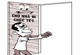 Kẻ trộm canh người đi chúc Tết 