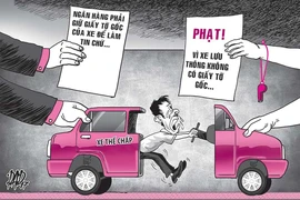 CSGT đòi cà vẹt xe để làm gì?