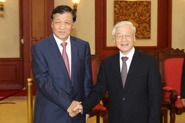 Tổng Bí thư tiếp đoàn đại biểu Đảng Cộng sản Trung Quốc
