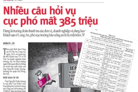 Cục phó mất trộm dừng thanh tra, về Hà Nội giải trình