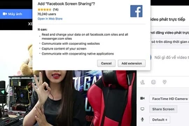 Facebook cho phép livestream màn hình laptop