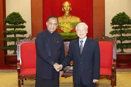 Tổng Bí thư Nguyễn Phú Trọng tiếp chủ tịch Quốc hội Sri Lanka