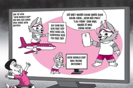 Đua nhau sắm đồ nghề ‘coi cọp’ World Cup