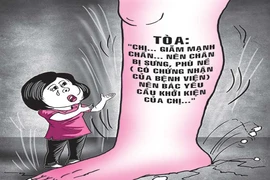 Cãi nhau, bắt đền vợ hờ của cha